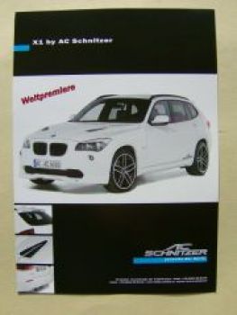 AC Schnitzer BMW X1 E84 Februar 2010 +Preisliste NEU