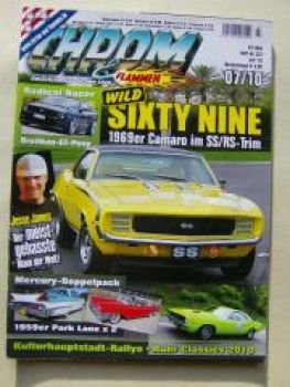 Chrom & Flammen 7/2010 69er Camaro, 2005er Ford Mustang GT