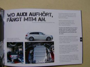 MTM Audi Leistungssteigerungen Prospekt +Preislisten 2008 NEU