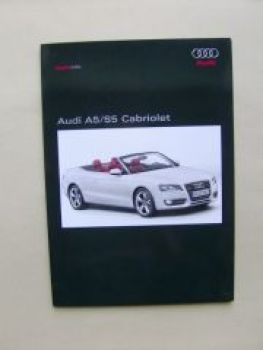 Audi A5/S5 Cabriolet Pressemappe +CD Dezember 2008 AU485