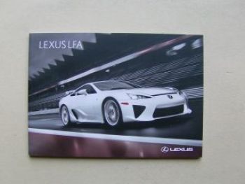 Lexus LFA Pressemappe Oktober 2009 +CD/DVD