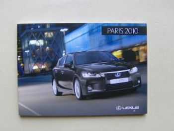 Lexus Paris 2010 CT200h ISF IS250C IS200h