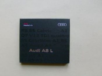 Audi A8 L Pressemappe Juli 2010 +Fotos +CD/DVD Typ 4H