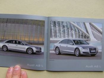 Audi A8 L Pressemappe Juli 2010 +Fotos +CD/DVD Typ 4H