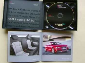 Audi Leipzig 2010 Presse A1 RS5 Coupè TT Q7 A3 e-tron +CD