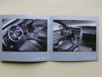 Audi RS6 Limousine Pressemappe September 2008+CD/DVD Typ C6
