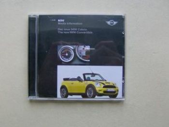 BMW Mini Cabrio Presse CD/DVD November 2008 Rarität