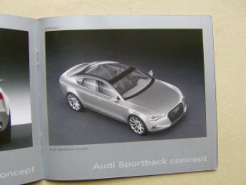 Audi Sportback concept Pressmappe Januar 2009