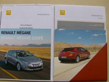 Renault Mègane +Coupè Pressetext Mappe Oktober 2009