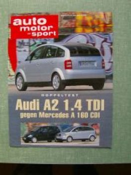 AMS Audi A2 1.4TDi gegen Mercedes A 160 CDi BR638