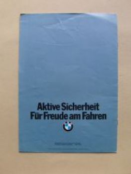 BMW Sicherheit auf Deutschlands Straßen +E9 Rarität