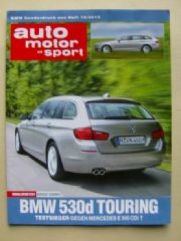 ams 19/2010 BMW 530d Touring F11 vs. E350CDI T BR212