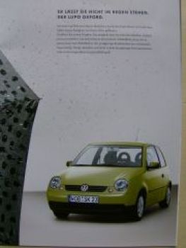 VW Lupo Oxford Prospekt Januar 2002 +Preisliste Rarität