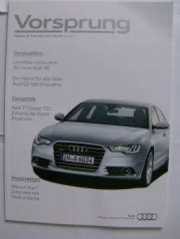 Audi Vorsprung News&Trends 4/2010 A6, Q5 hybrid quattro TT Coupè