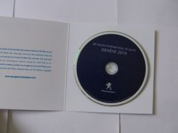 Peugeot Genf 2010 Presse CD