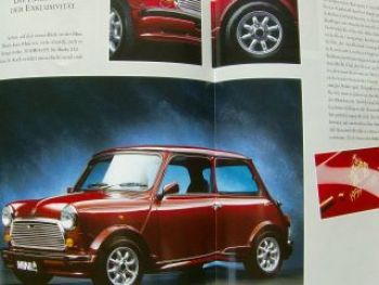 Rover Mini Thirty Sonderprospekt 1989 Rarität
