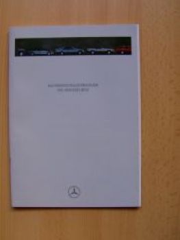 Mercedes Benz PKW-Programm August 1993 W202 W124 W140