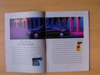 Mercedes Benz PKW-Programm August 1993 W202 W124 W140