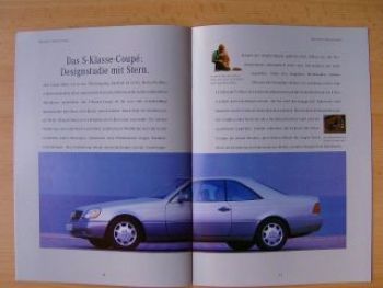 Mercedes Benz PKW-Programm August 1993 W202 W124 W140