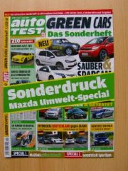 auto TEST Green Cars Mazda Umwelt-Special August 2010 NEU