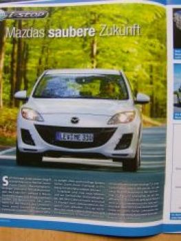 auto TEST Green Cars Mazda Umwelt-Special August 2010 NEU