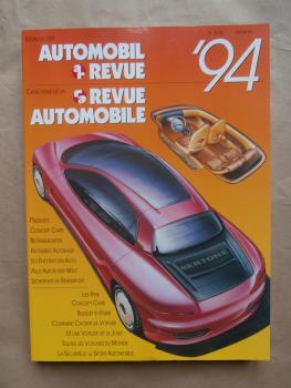 Automobil Revue Katalog 1994 Leichtbau ein Zeichen der Zeit, Concept-Cars,Sicherheit im Rennsport,