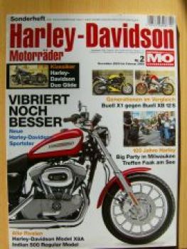 Harley Davidsoln Sonderheft 2004 Buell X1 XB 12S, Duo Glide, X8A