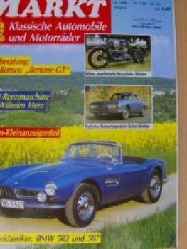 Markt 6/1990 Alfa Romeo Bertone GT, BMW 503 507, Reliant Scimita