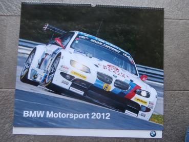 BMW Original Motorsport Kalender 2012 M3 E93 Großformat