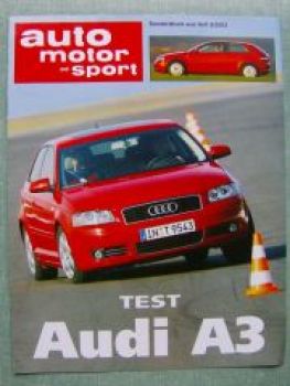 AMS 8/2003 Test Audi A3 Typ8P