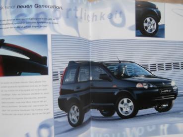 Honda HR-V 3-türer 5-türer 1.6i 2WD 4WD Katalog Februar 2000