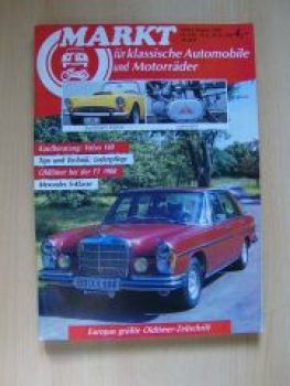 Markt 8/1988 Mercedes S-Klasse W108, Sunbeam Alpine, Volvo 140