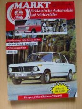 Markt 2/1989 BMW 02, Fiat 1300/1500, Alfa Romeo Spider