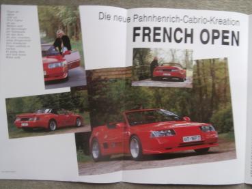 Car-Styling Exclusiv Pahnhenrich Renault Alpine Cabrio GT Turbo Prospekt Rarität