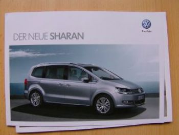 VW Sharan Prospekt +Preisliste November 2010 NEU