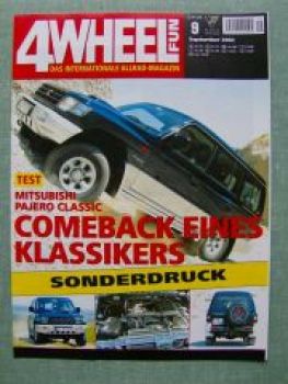 4Wheel Fun 9/2002 Mitsubishi Pajero Classic Sonderdruck