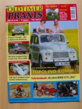 Oldtimer Praxis 9/2010 Ford Sierra XR4i, VW Typ3 BMW 3/15 Dixi