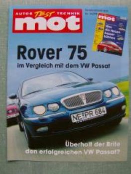 mot 26/1999 Rover 75 im Vergleich VW Passat Diesel