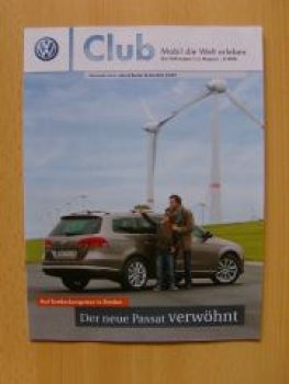 VW Club Magazin 4/2010 neue Passat, Think Blue