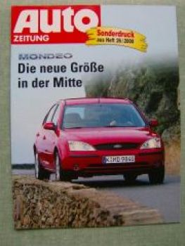 Auto Zeitung 26/2000 Mondeo Neue Größe in der Mitte