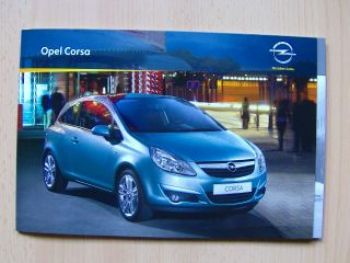 Opel Corsa +Satellite +OPC Line Prospekt Juni 2010 +Preise