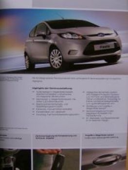 Ford Fiesta +Sport 3-türer 5-türer August 2010 NEU