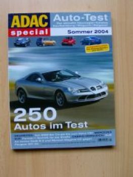 ADAC special Auto-Test Sommer 2004 Neuwagen VW Opel Volvo