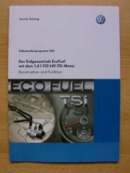 VW Selbststudienprogramm 425 Erdgasantrieb EcoFuel mit 1,4l-110k