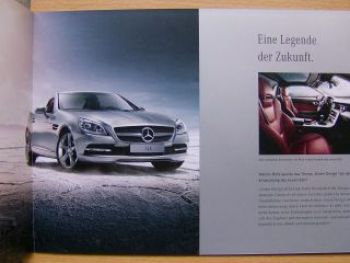 Mercedes Benz SLK BR172 Großformat Prospekt Vorstellung