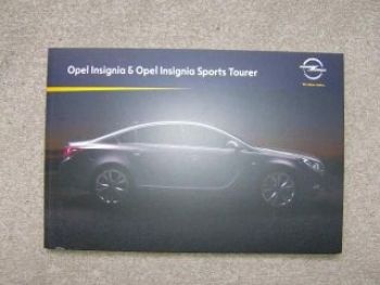 Opel Insgignia & Sports Tourer Prospekt Juni 2010 NEU