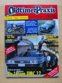 Oldtimer Praxis 6/2000 De Lorean DMC 12, Fiat 1100 Neckar, VW 16