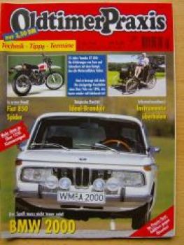 Oldtimer Praxis 5/2000 BMW 2000, Fiat 850 Spider
