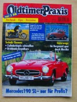 Oldtimer Praxis 1/1997 Mercedes 190SL,Triumph TR6,Fiat Topolino