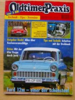 Oldtimer Praxis 9/1996 Ford 12m, Jagauar E V12 Roadster